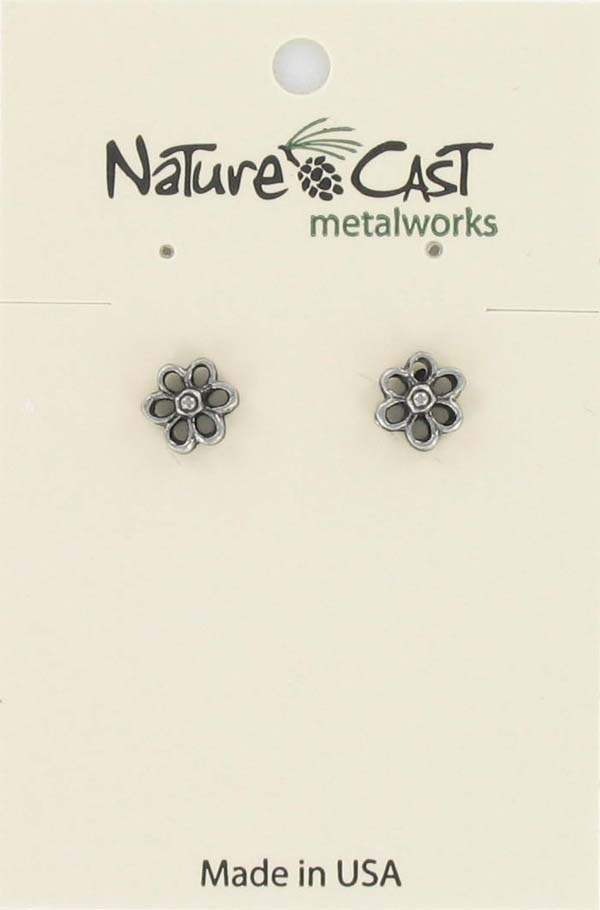 12351 Earring post flower MAIN