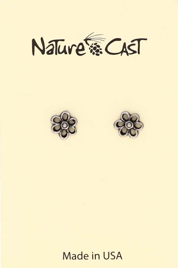 12351 Earring post flower MAIN