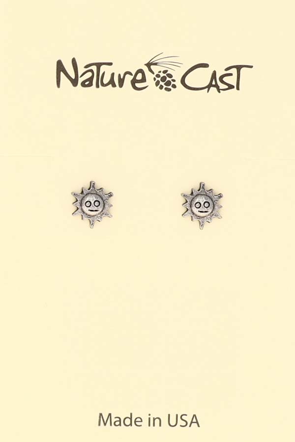 12353 Earring post sunshine face THUMBNAIL