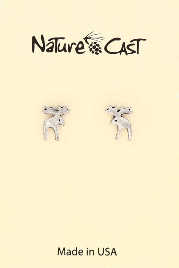 12357 Earring post moose THUMBNAIL