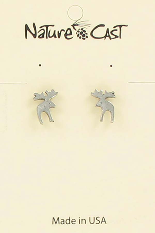 Earring post moose THUMBNAIL