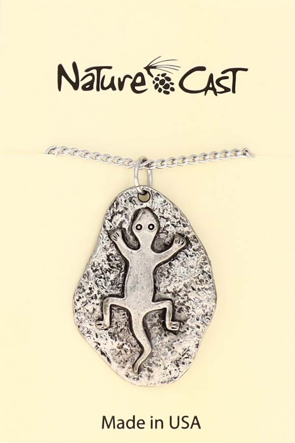 12380 Pendant gecko w/18" chain THUMBNAIL