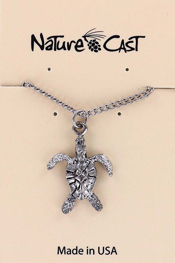 12406 Pendant sea turtle w/18" chain LARGE
