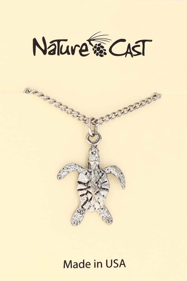 12406 Pendant sea turtle w/18" chain LARGE