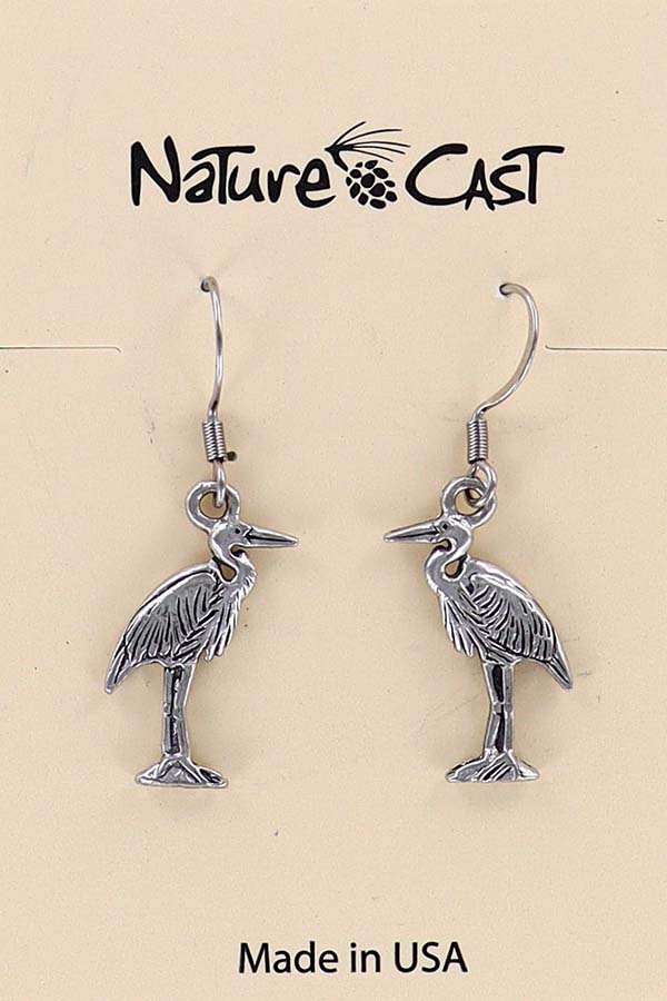 12481 Earring dangle heron MAIN