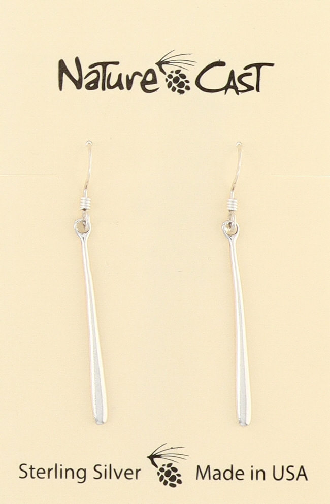 16362 Earring dangle drop sterling silver THUMBNAIL