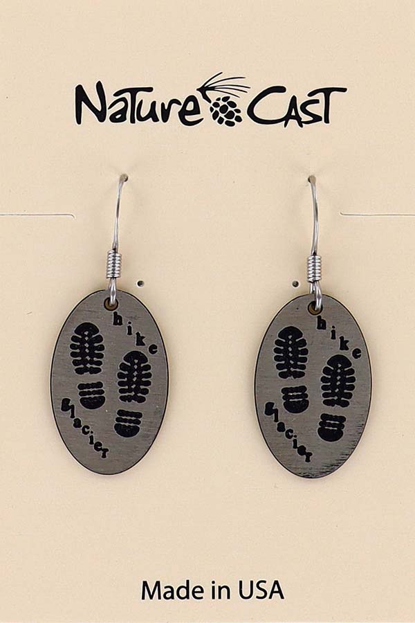 21001 Earring dangle hike glacier disc LARGE