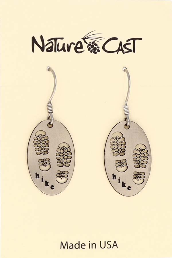 21012 Earring dangle hike boot disc LARGE