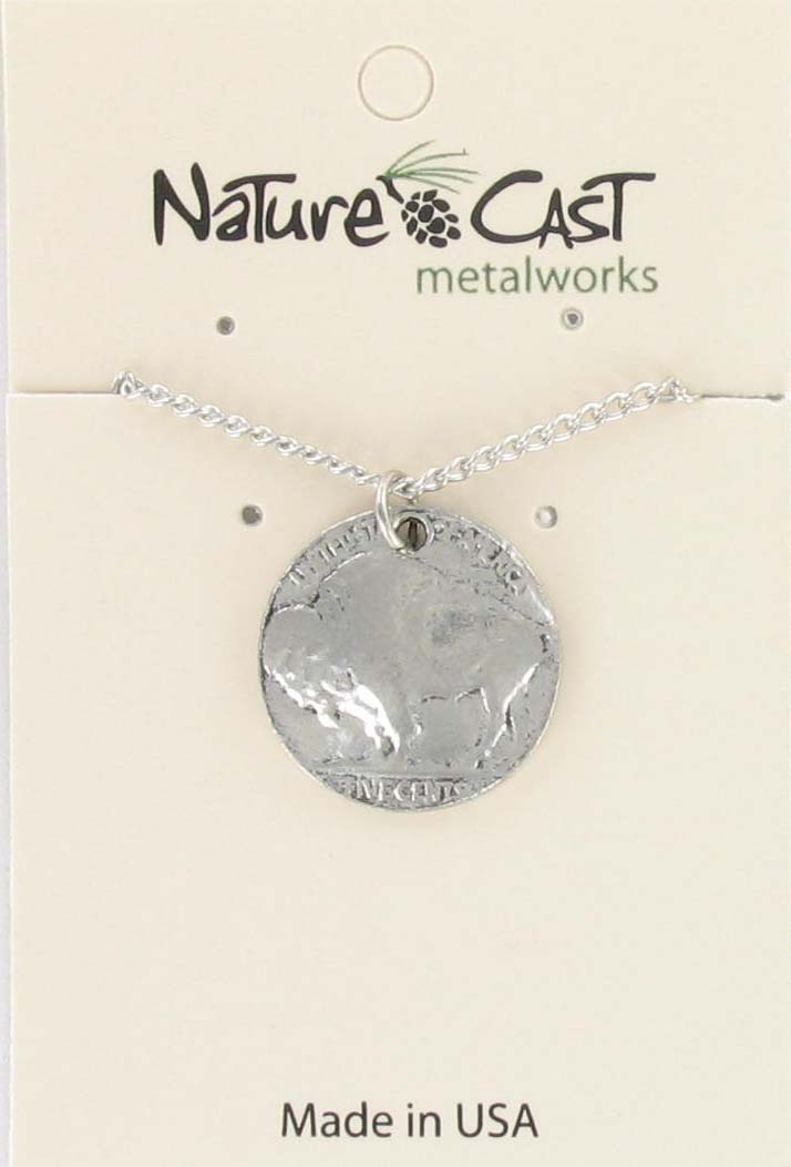 Pendant buffalo coin w / 18" chain THUMBNAIL