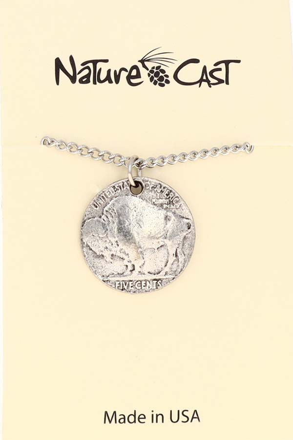21016 Pendant buffalo coin w / 18" chain THUMBNAIL