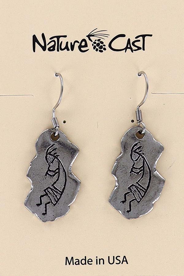 21017 Earring dangle kokopelli MAIN