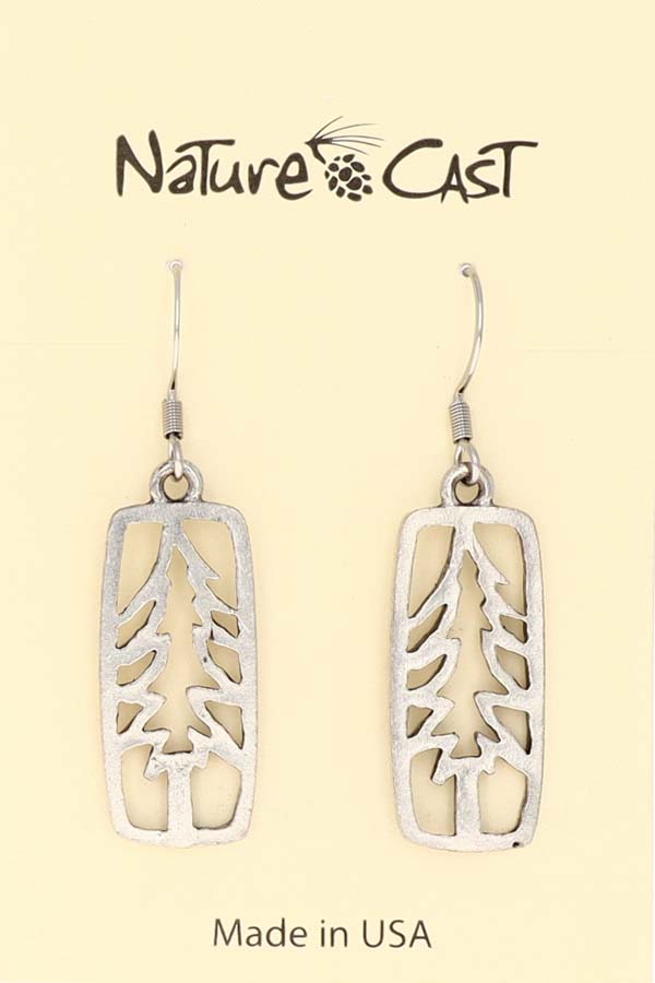 21029 Earring dangle open tree in rectangle MAIN