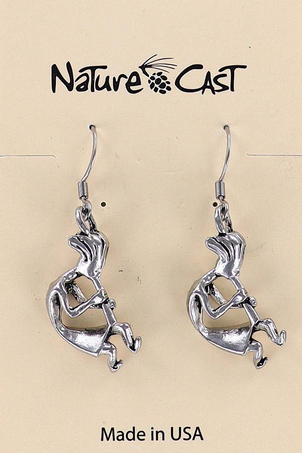 21040 Earring dangle kokopelli LARGE