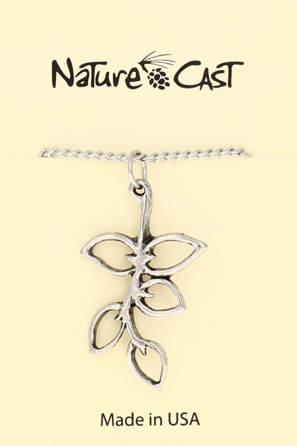 21075 Pendant leaves on branch w/ 18" chain THUMBNAIL