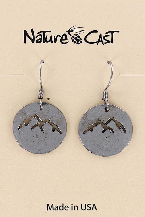21085 Earring dangle cutout mountain peaks THUMBNAIL