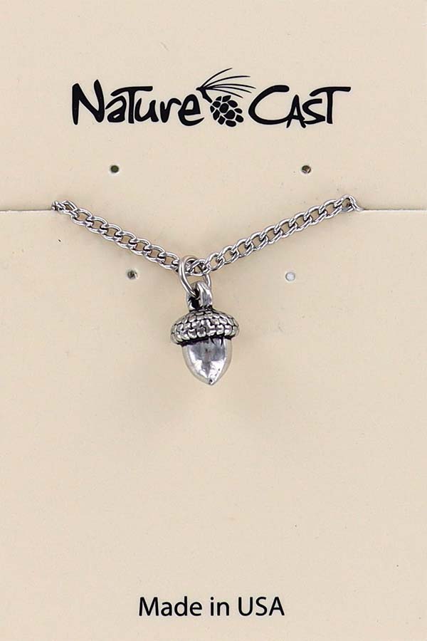 21089 Pendant small acorn w/18" chain MAIN