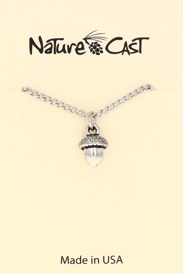 21089 Pendant small acorn w/18" chain LARGE