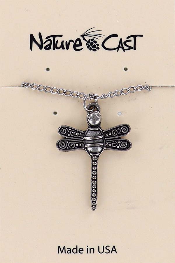 21091 Pendant dragonfly w/18" chain LARGE