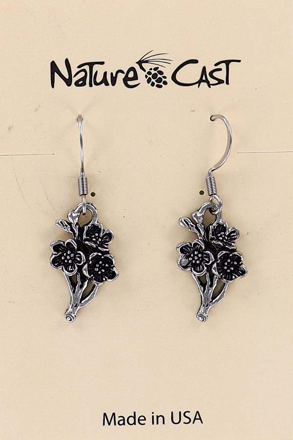 21092 Earring dangle Sakura cherry blossom LARGE