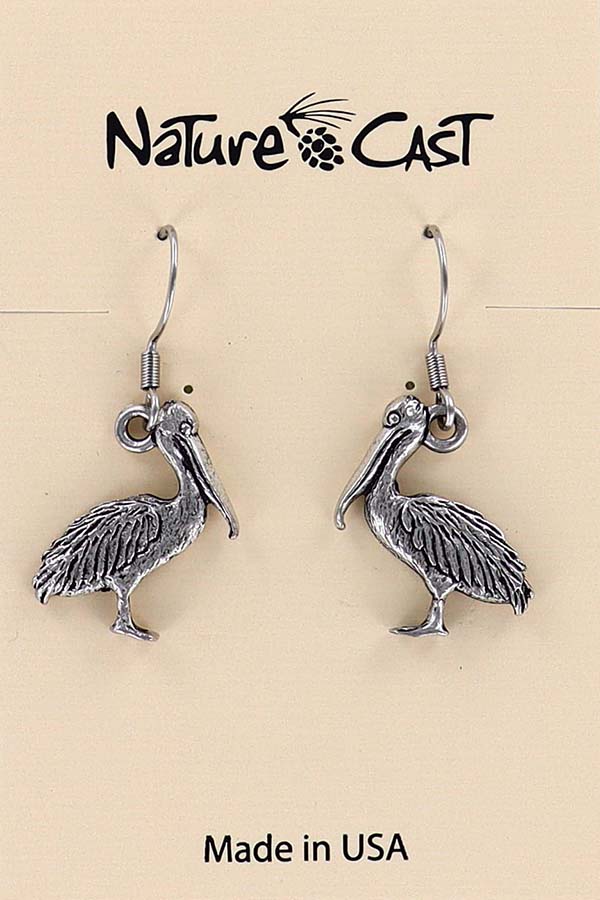 21094 Earring dangle pelican THUMBNAIL