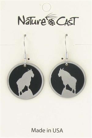 Earring dangle mountain goat LARGE