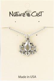 Pendant lotus flower on 18" chain THUMBNAIL