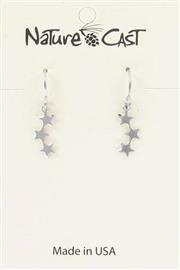 Earring dangle delicate star trio THUMBNAIL