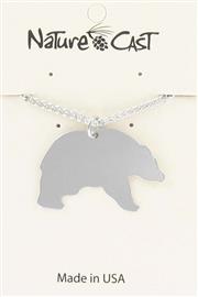 Pendant black bear w / 18" chain THUMBNAIL