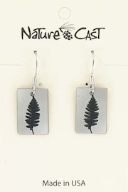 Earring dangle fern THUMBNAIL