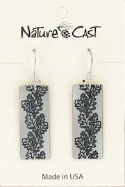 Earring dangle oak leaves THUMBNAIL
