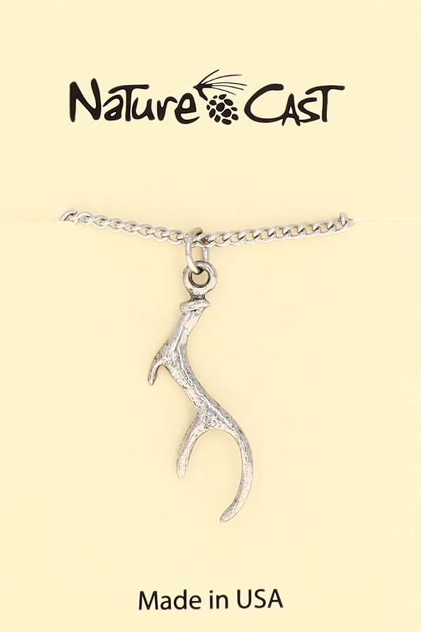 21126 Pendant  Antler w / 18" chain MAIN