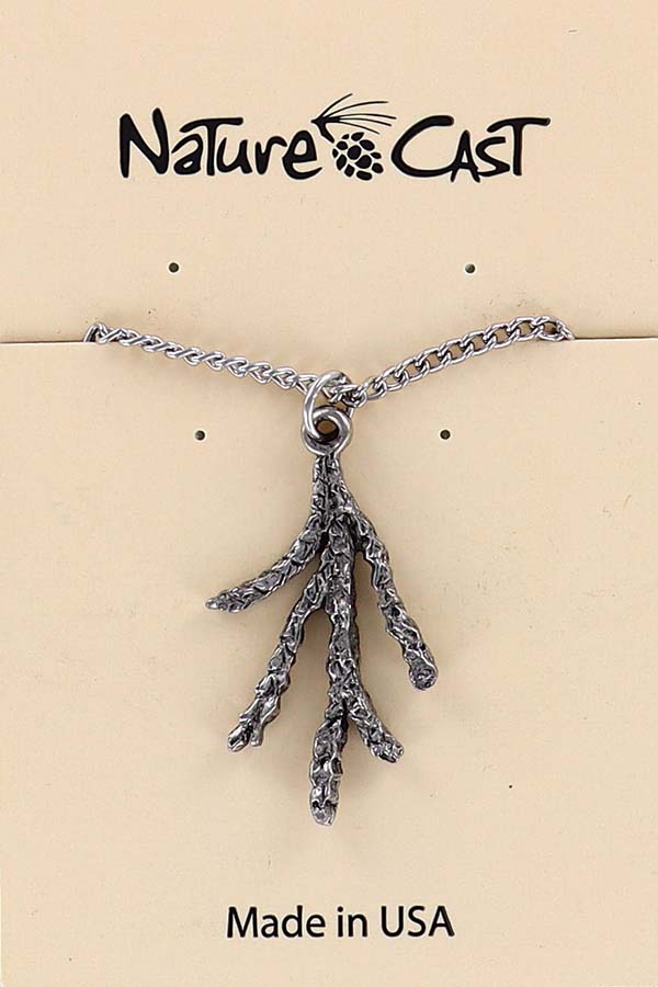 21128 Pendant cedar branch w/18" chain MAIN