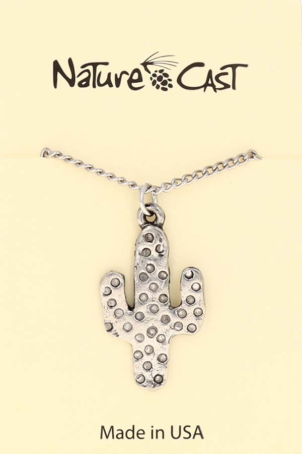 21138 Pendant cactus w/ 18" chain LARGE