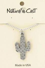 Pendant cactus w/ 18" chain THUMBNAIL