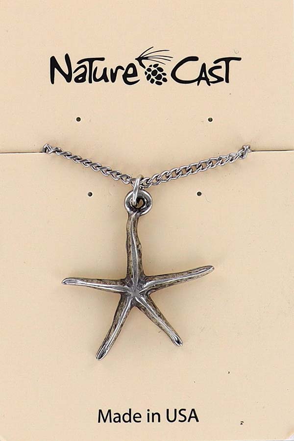 21139 Pendant starfish w/ 18" chain MAIN