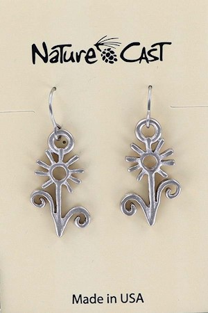 21159 Earring dangle daisy LARGE