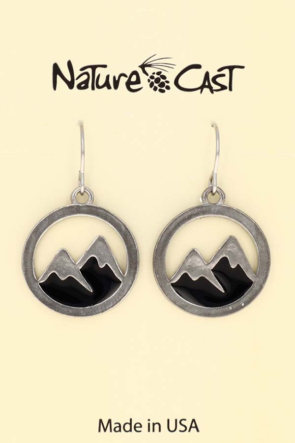 21165 Earring dangle enamel peaks MAIN