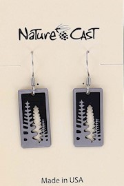 21168 EARRING DANGLE TRIPLE TREES THUMBNAIL