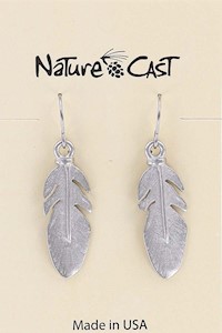 21173 EARRING DANGLE FEATHER MAIN