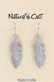 21173 EARRING DANGLE FEATHER THUMBNAIL