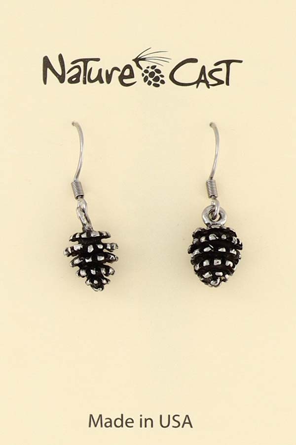 21177 Earring Dangle Large Pinecone LARGE