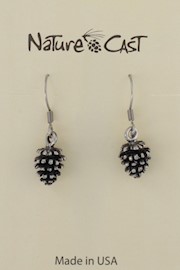 21177 Earring Dangle Large Pinecone THUMBNAIL