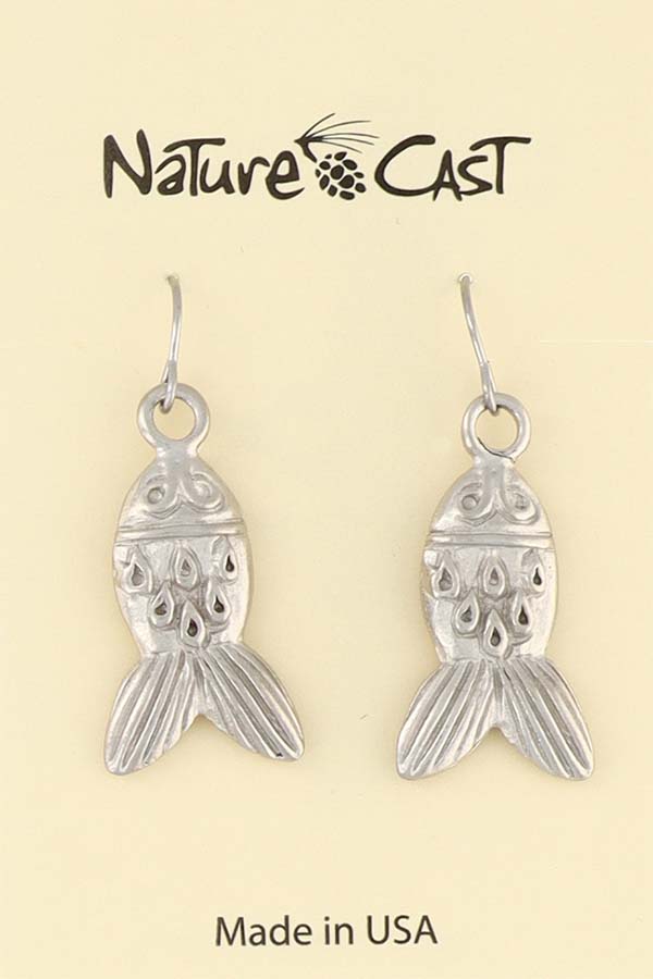 21179 Earring Dangle Fish LARGE