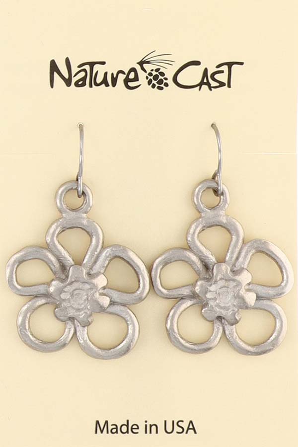 21181 Earring Dangle Large Flower LARGE