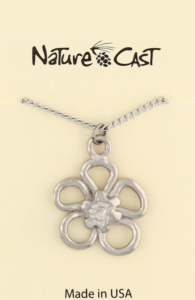 21182 Pendant Large Flower w/ 18" Chain LARGE