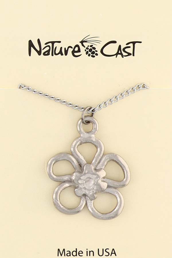 21182 Pendant Large Flower w/ 18" Chain LARGE