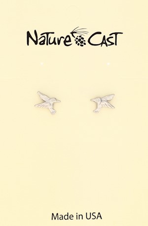 21185 Earring post hummingbird LARGE