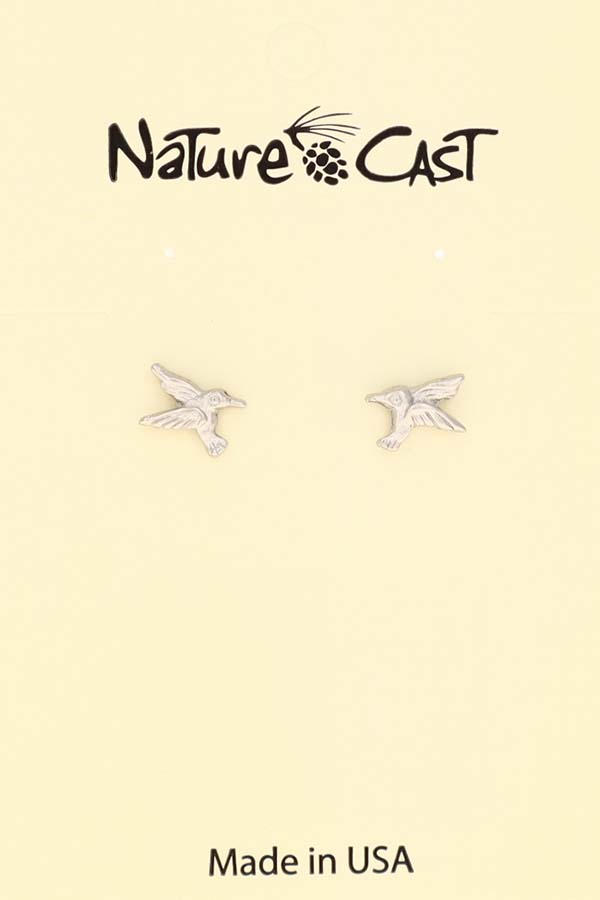 21185 Earring post hummingbird MAIN