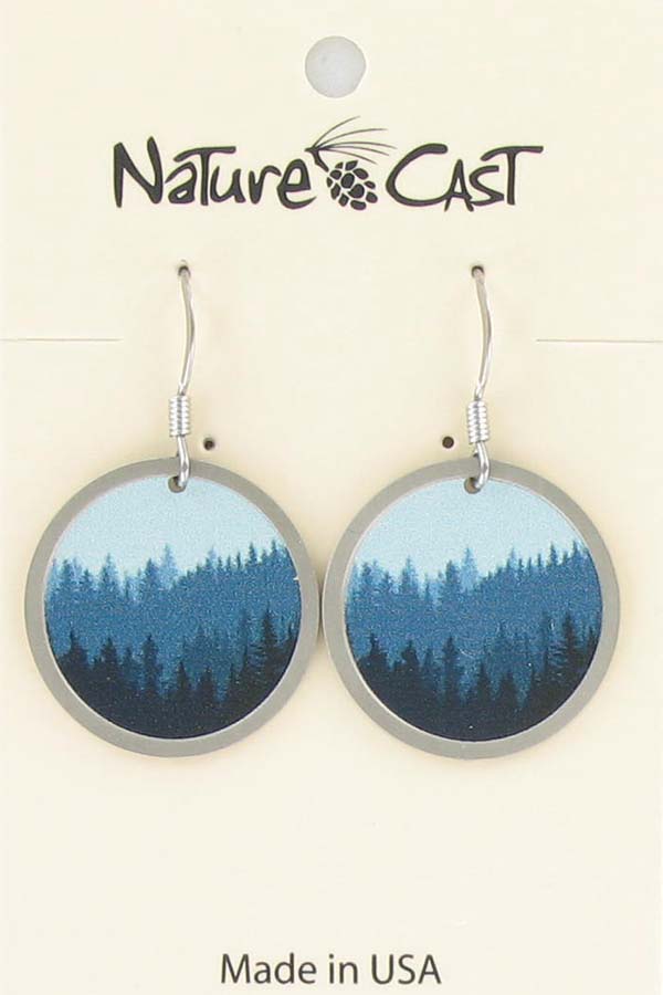 Earring dangle trees on disc THUMBNAIL