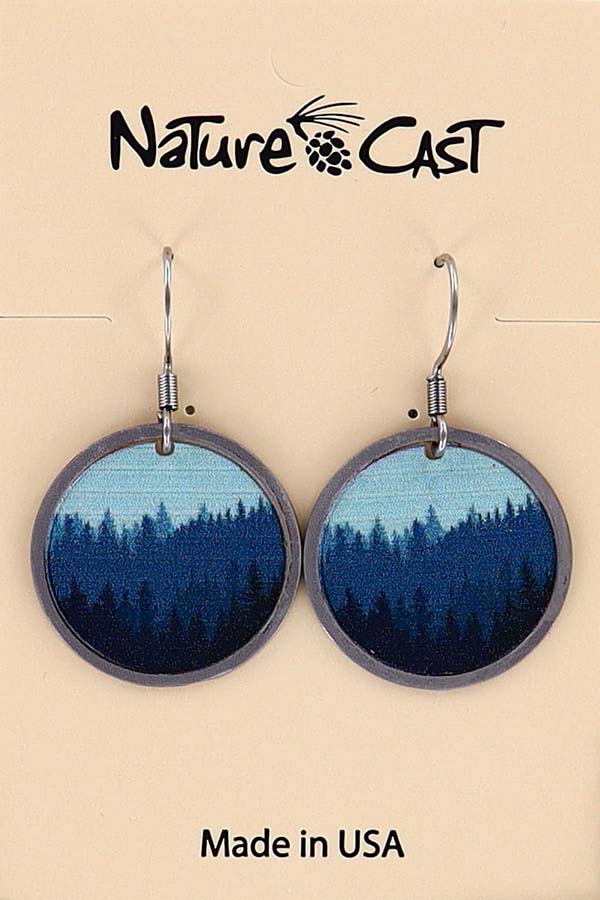 22009 Earring dangle trees on disc LARGE